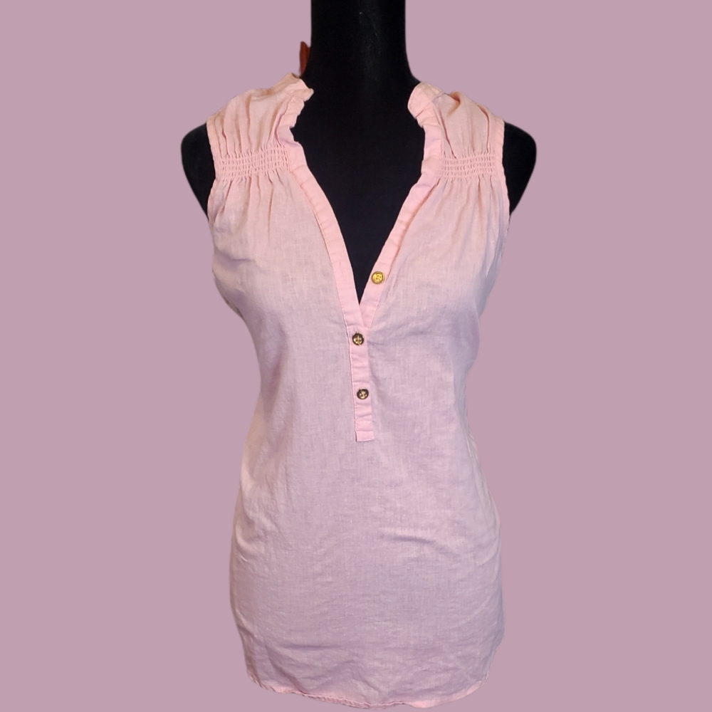 Blush pink summer top